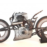 <strong>"THE DEVIL RACER"</strong>  Components: reanimated objects / Size: 81 cm x 40 cm
