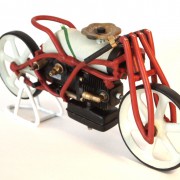 <strong>"THE ITALO RACER"</strong> Components: reanimated objects / Size: 32 cm x 17 cm
