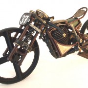<strong>"THE SOUL RACER" </strong>Components: reanimated objects / Size: 98 cm x 47 cm