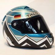 <strong>"THILO GÜNTHER - PIKES PEAK - 2017"</strong> / Exclusive hand-painted Motorcycle Helmet / Technique: Spray Can